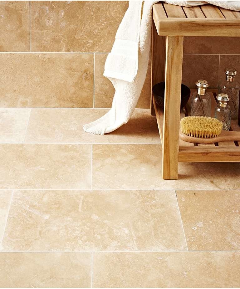 Travertine Tiles Topps, Travertine Effect Porcelain Floor Tiles