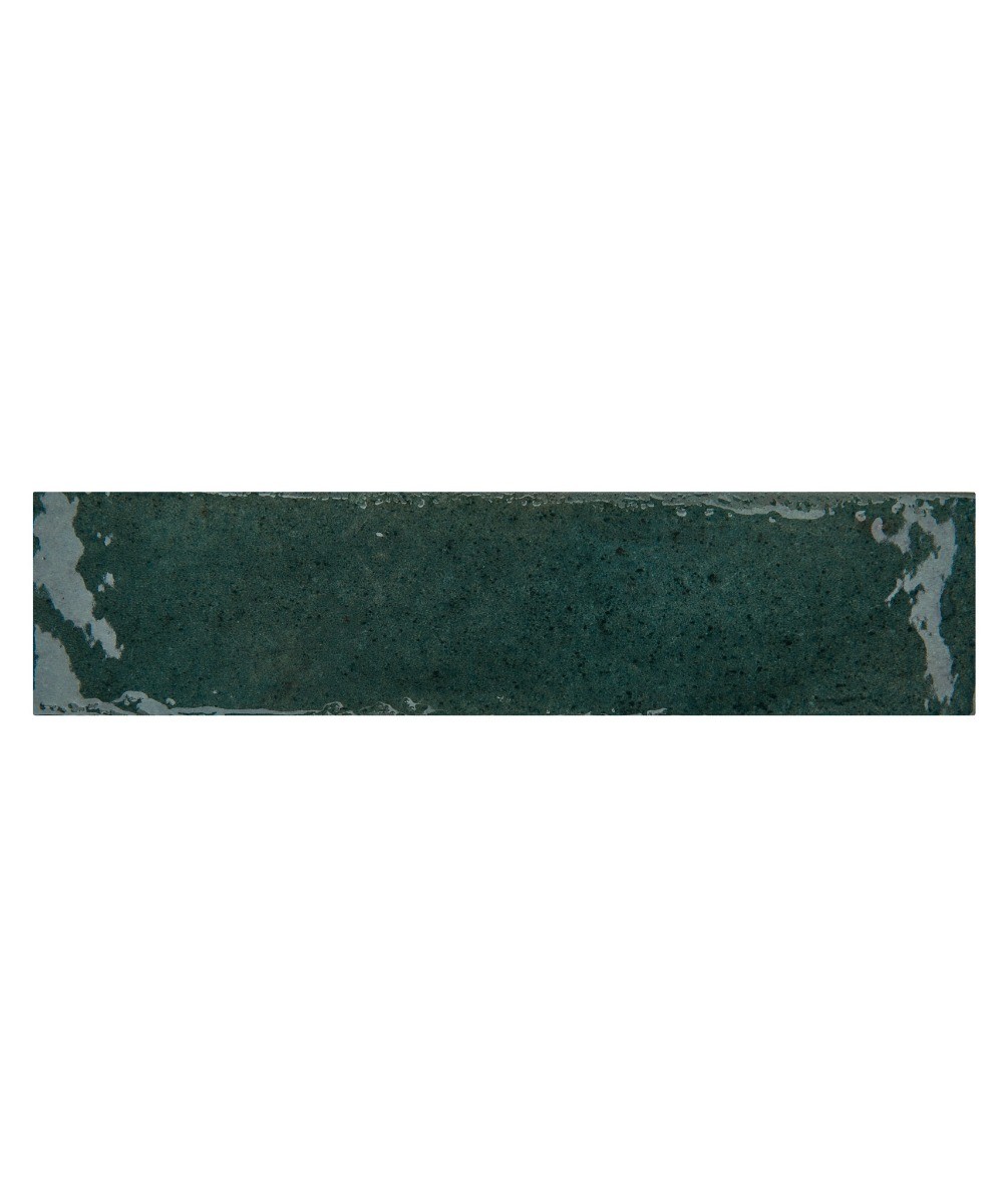 Zellica Forest Green Tile (6cm x 24cm) | Topps Tiles