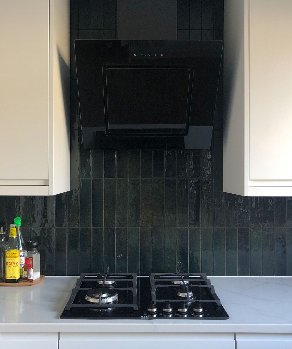 Zellica Forest Green Tile (6cm x 24cm) | Topps Tiles