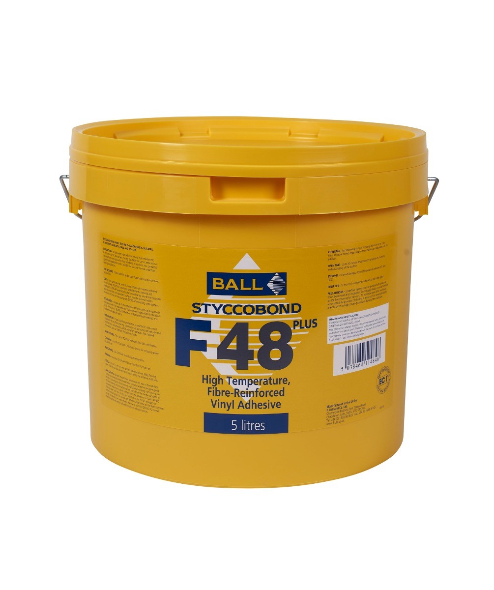 Styccobond F48+ Vinyl Tile Adhesive Glue 5Ltr