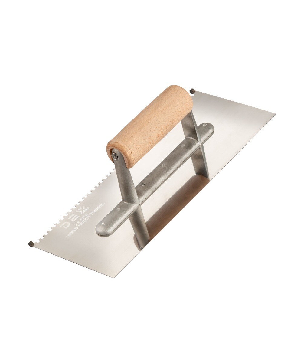 DEX Tipped 3x3mm Notch Trowel Topps Tiles