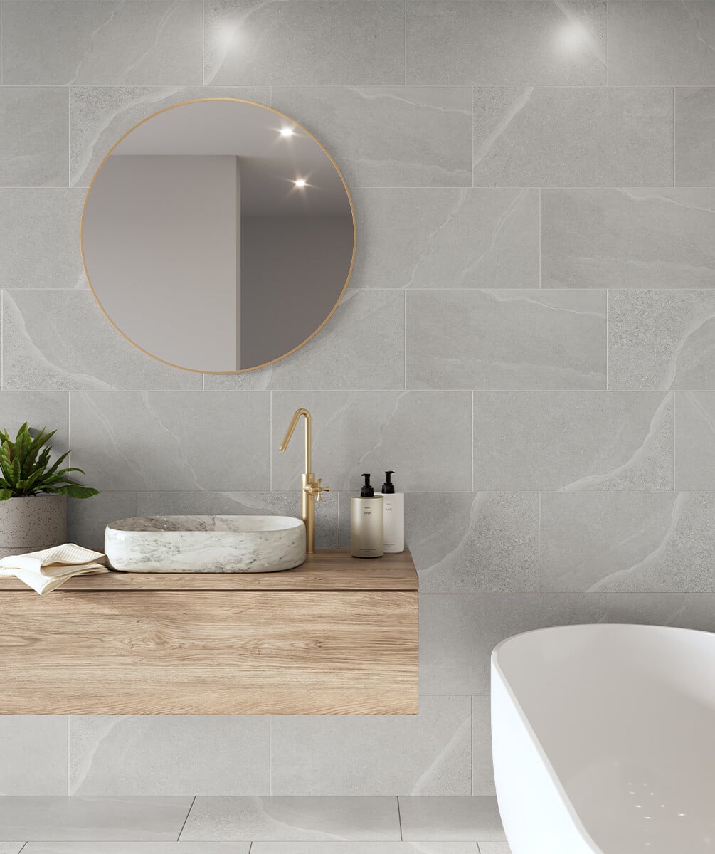 Zellica Antique White Tile (6cm x 24cm) | Topps Tiles