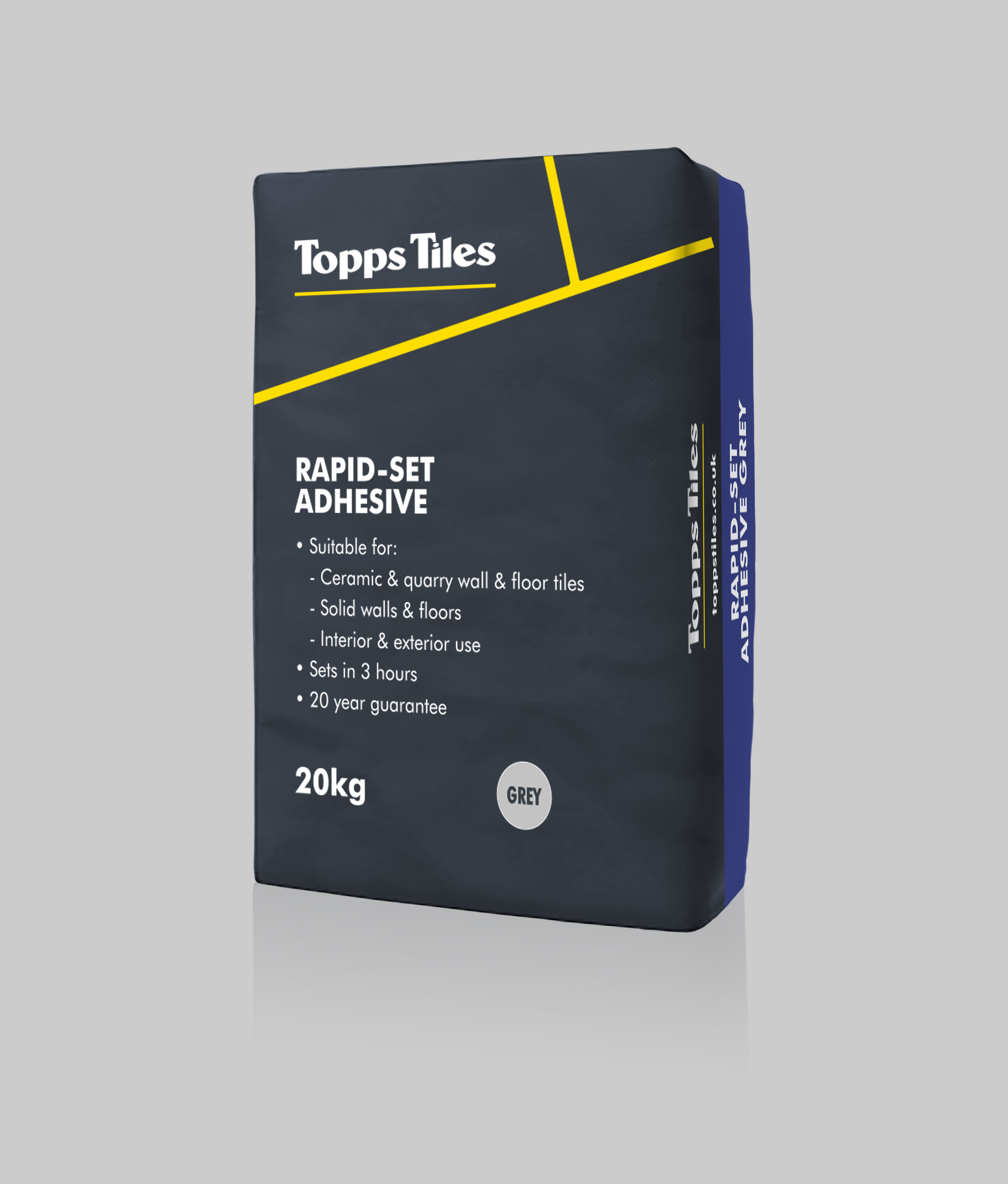 Topps Tiles Rapidset Tile Adhesive 20kg Topps Tiles