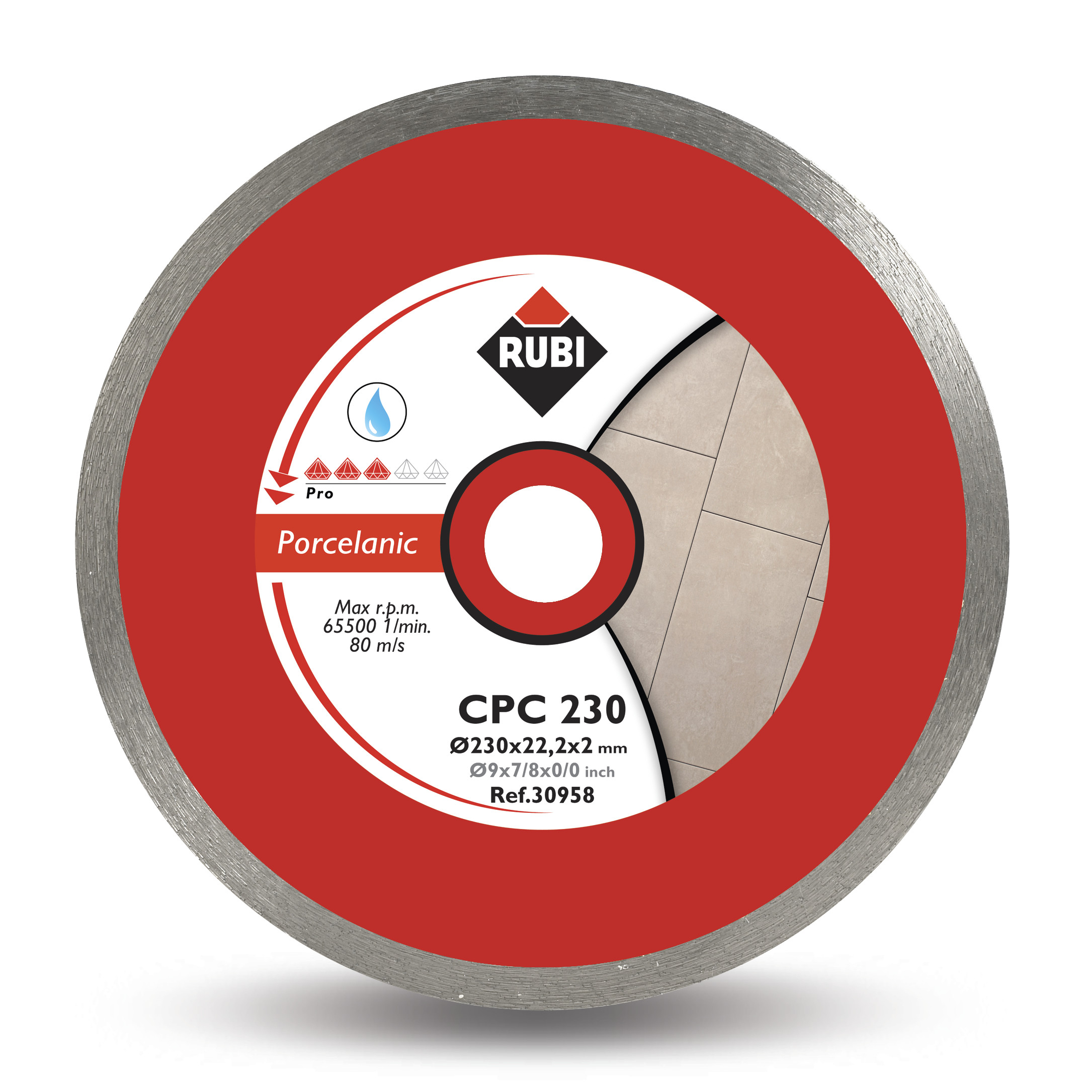RUBI Diamond Blade CPC2 230 Wet | Topps Tiles