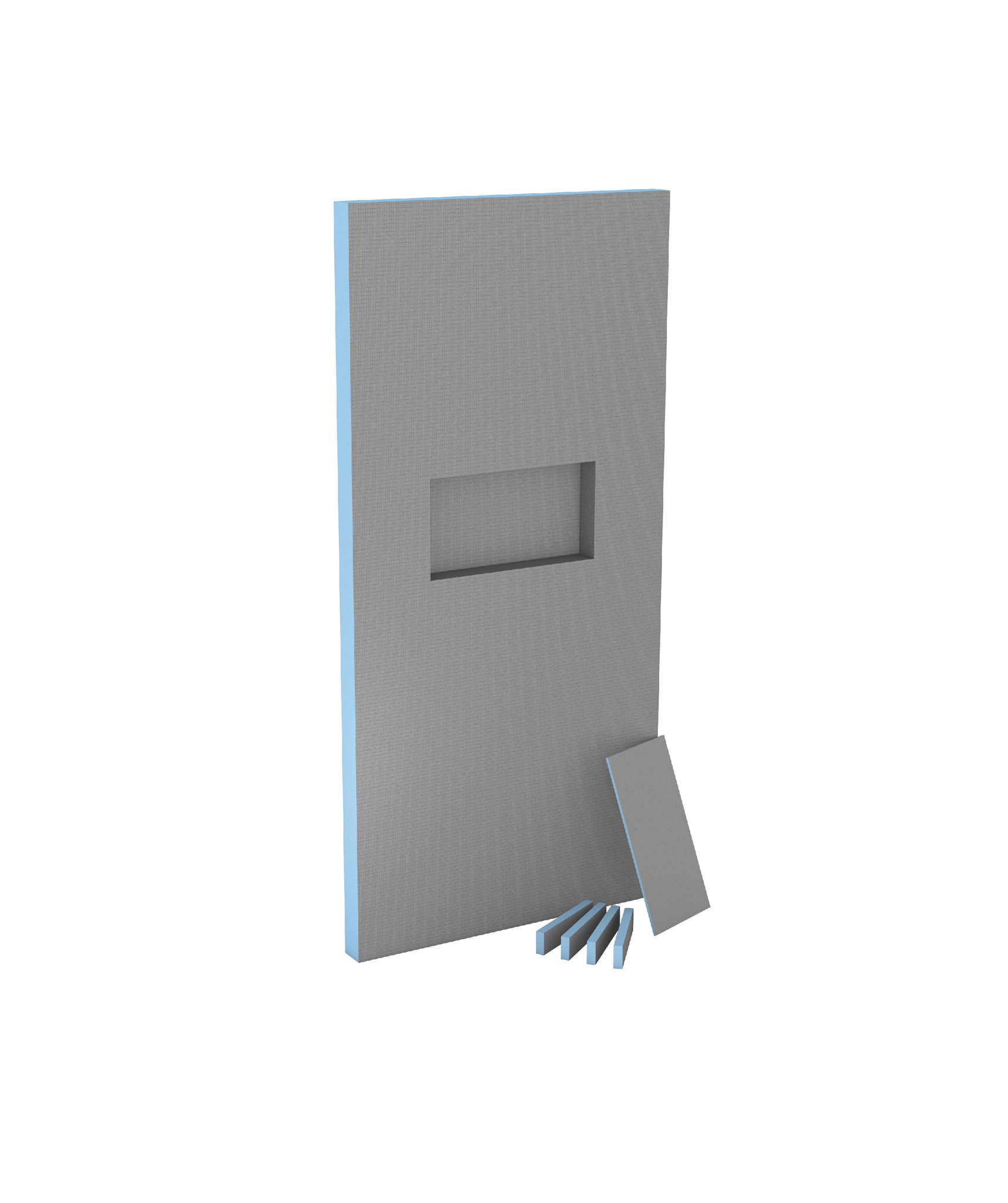 WEDI Sanwell Wall Element with niche 2500 x 1200 x 100mm Topps Tiles