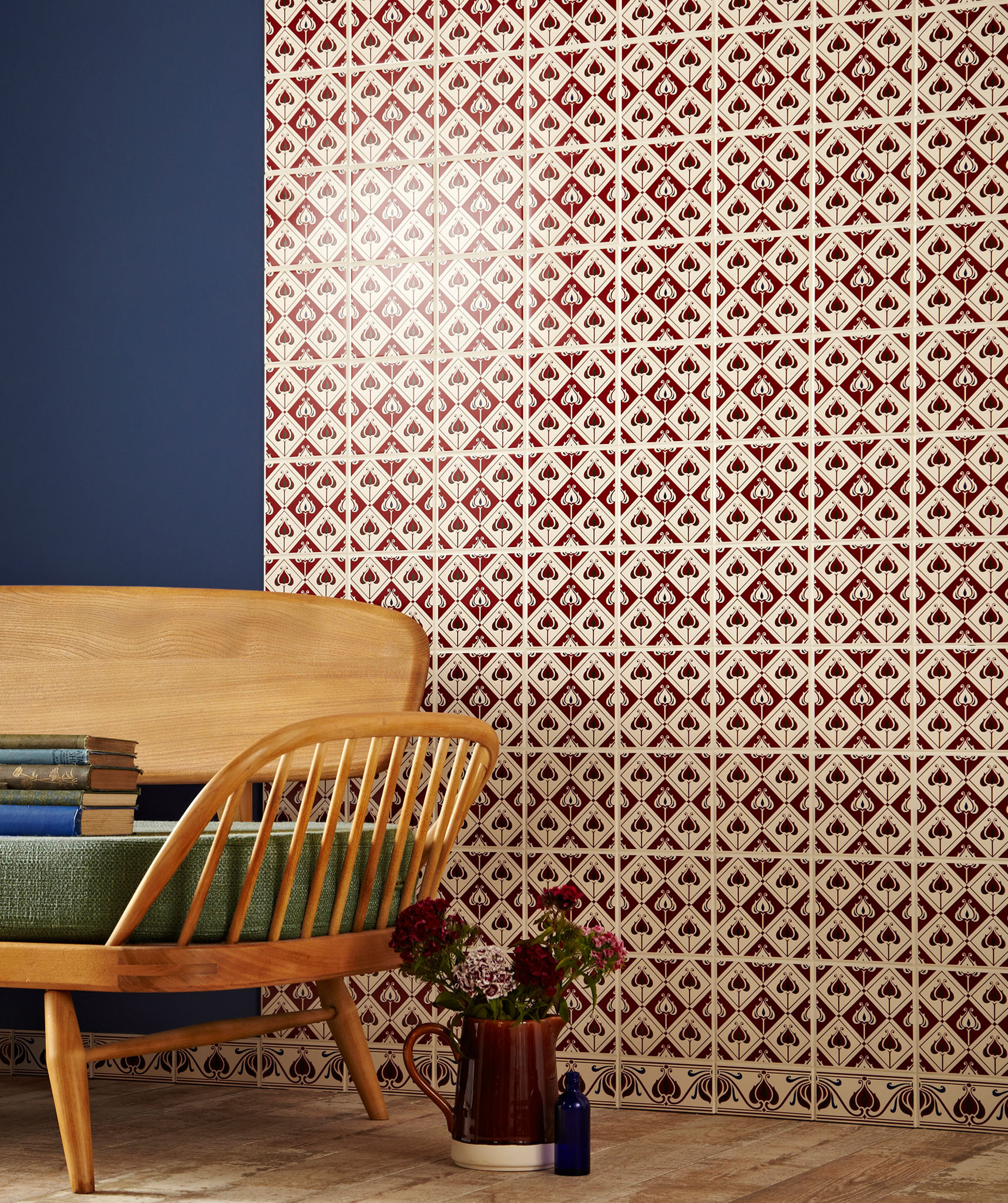 Minton Hollins Baroque Topps Tiles