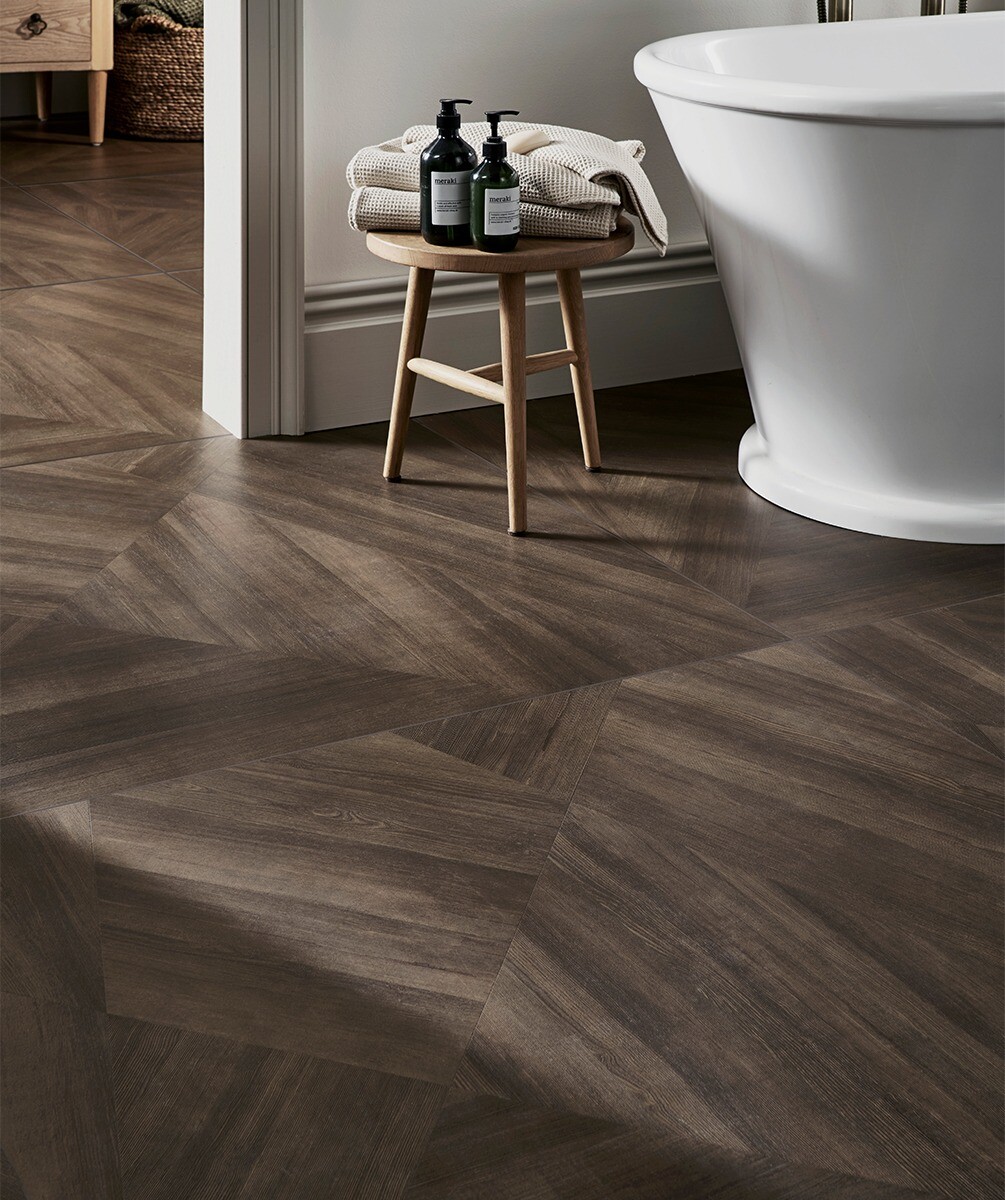Tarssian Walnut Bathroom Tiles