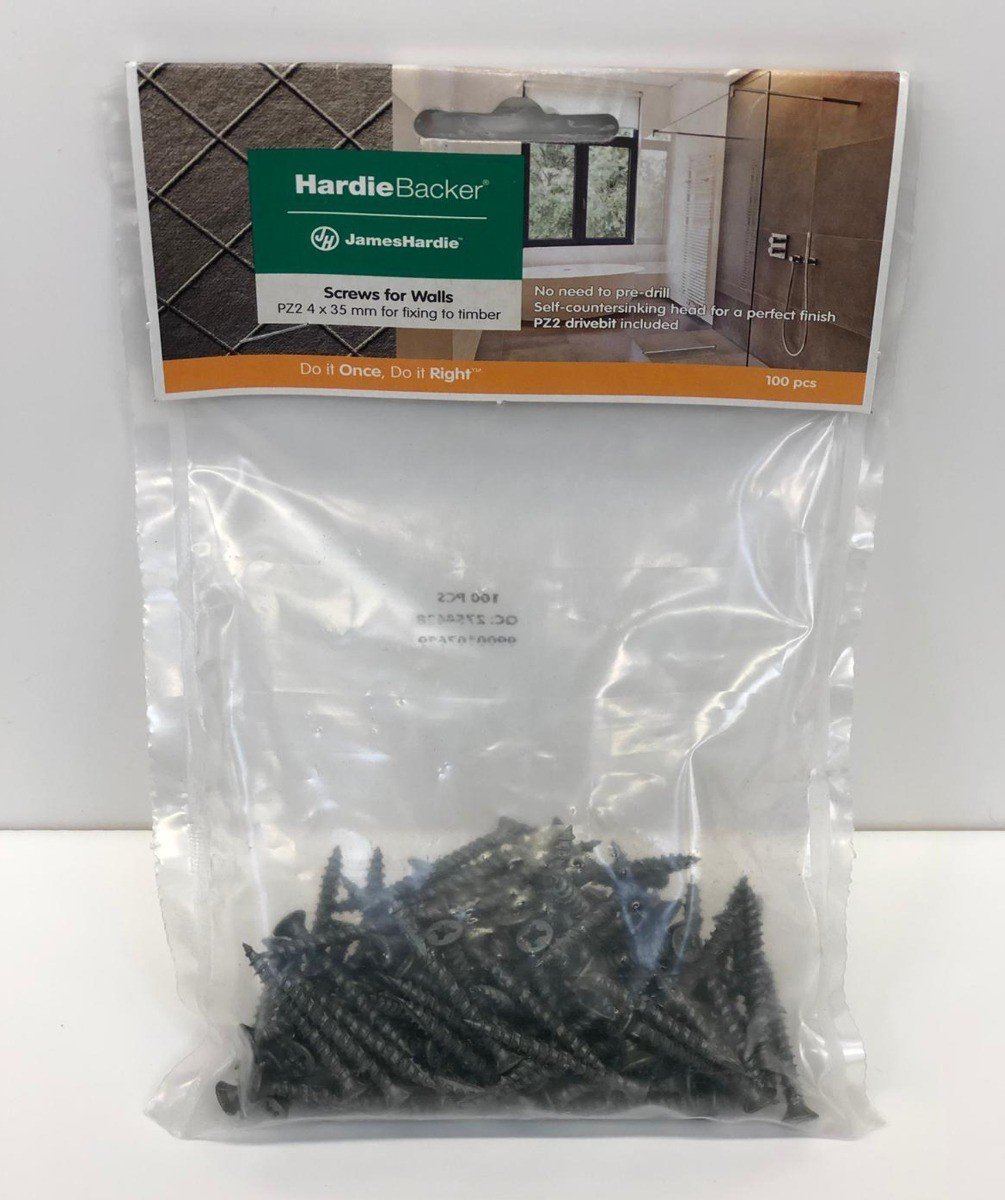 HardieBacker Wall Screws 35mm Free Click & Collect Topps Tiles