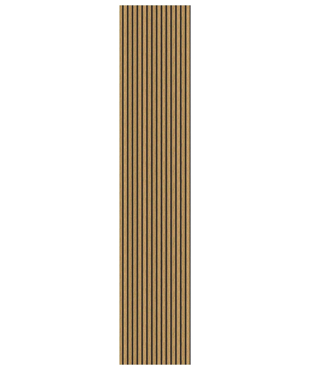 Warm Oak Lite Acoustic Wood Wall Panel (60cm x 240cm) | Topps Tiles