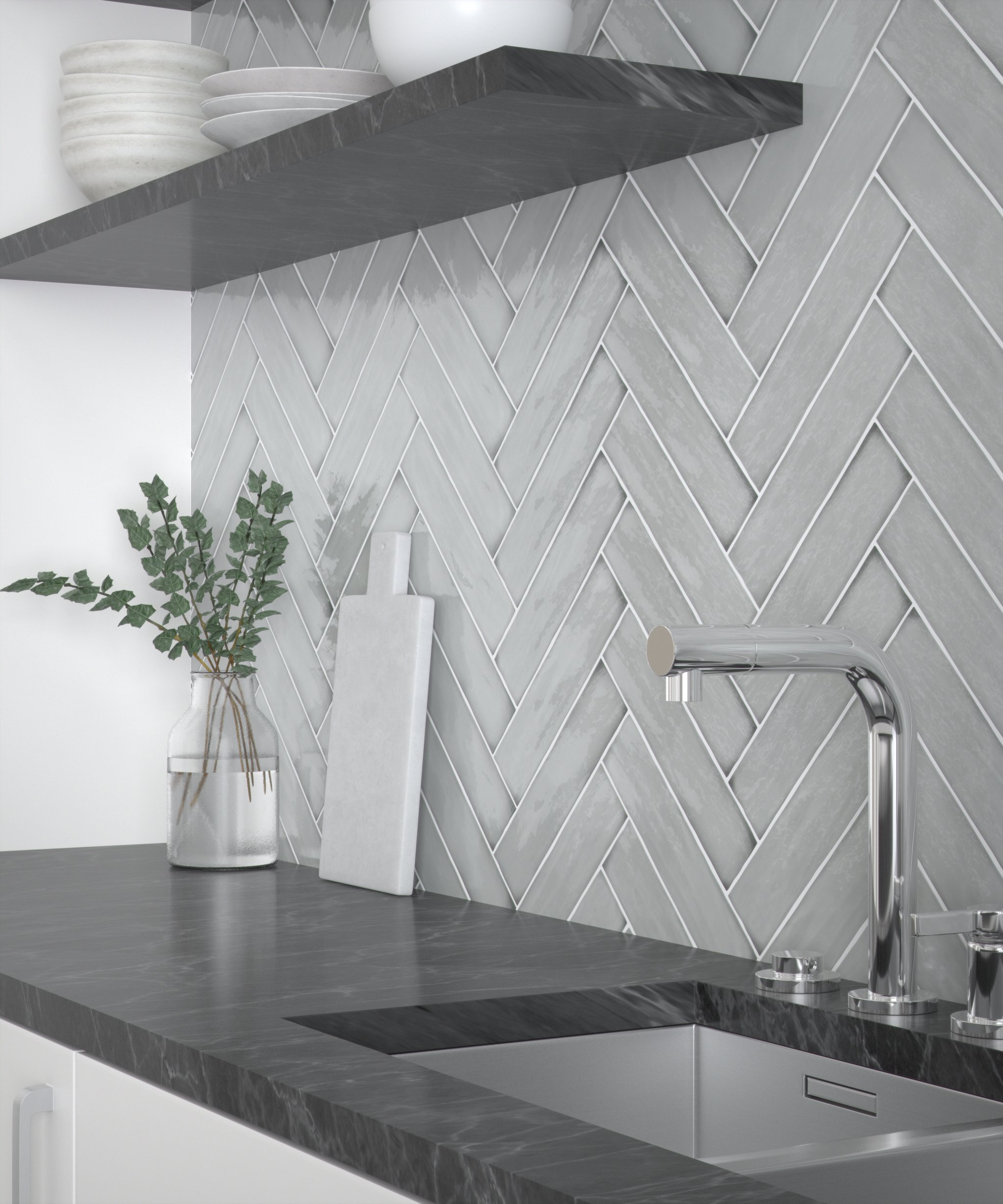 Styling a Grey Kitchen   Topps Tiles